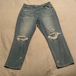 American Eagle Distressed Mom Jeans